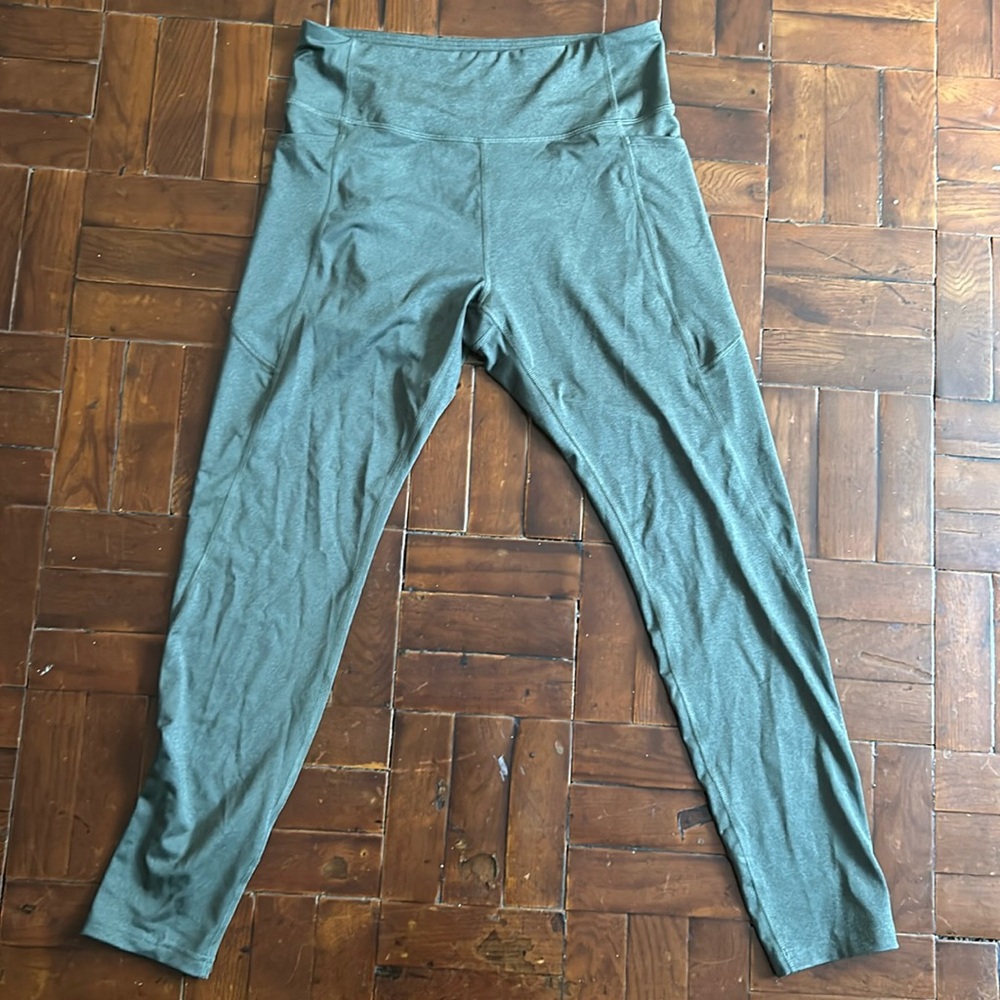 Green XL Tek Gear leggings